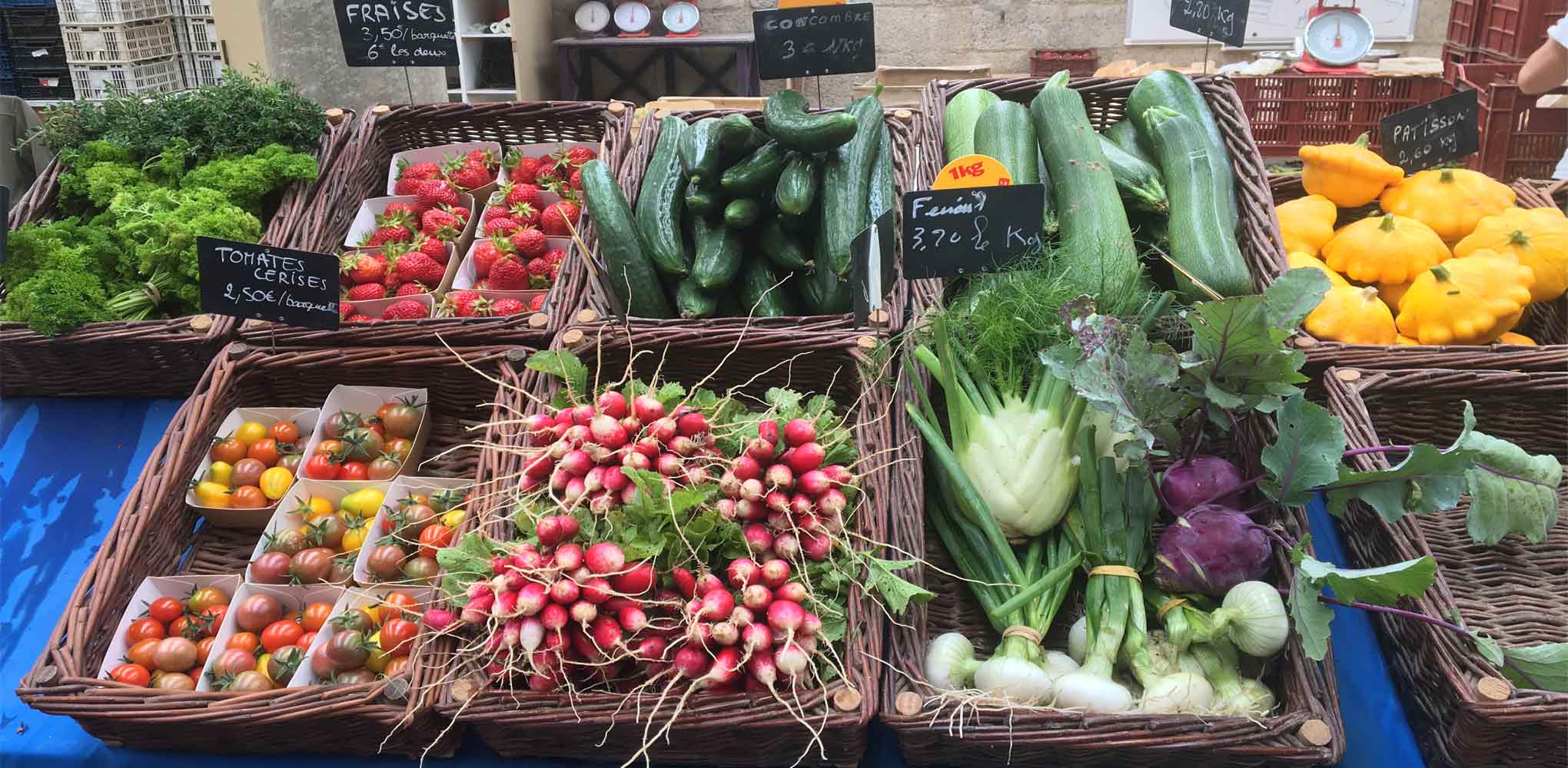 un Chariot de legume